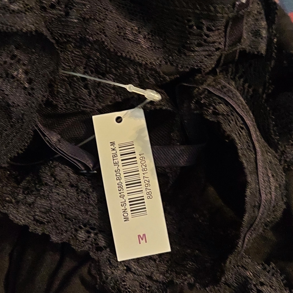 NWT Adore Me Black Primrose Nightgown - Picture 5 of 5